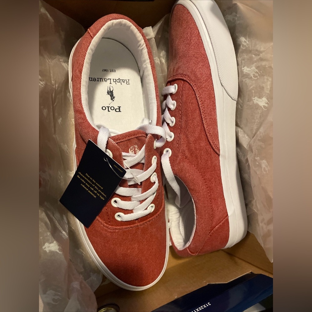 Men’s Polo Ralph Lauren Sneakers size 9.5D was $85 NOW $40